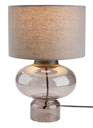 Stolní lampa EDMUND Ø25xV35 cm šedá