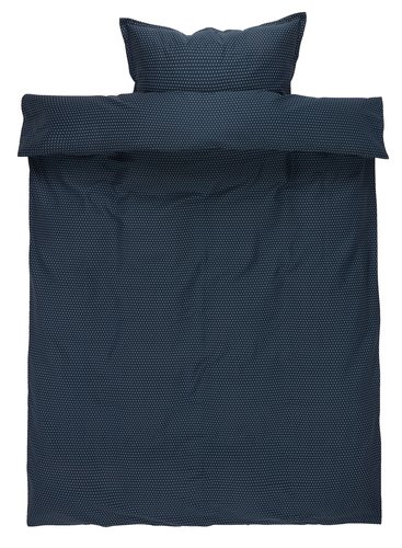 SatinBettwäsche NIRA 135x200 dunkelblau JYSK