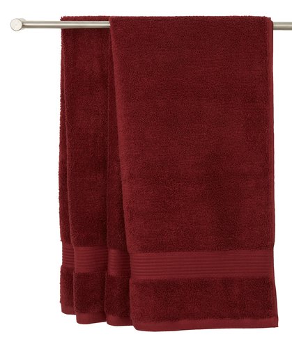 Bath towel KARLSTAD 70x140 burgundy