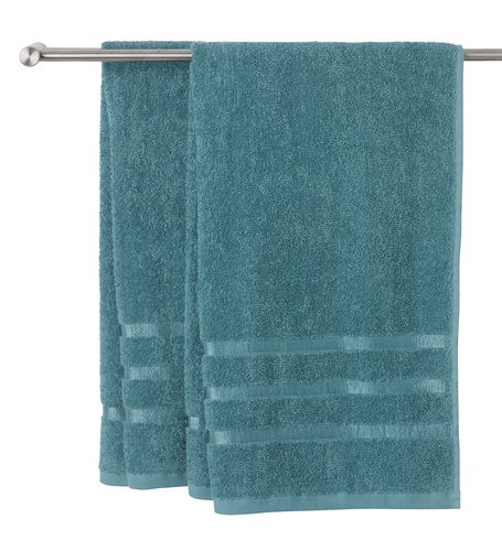 Badehåndklæde YSBY 65x130 støvet blå