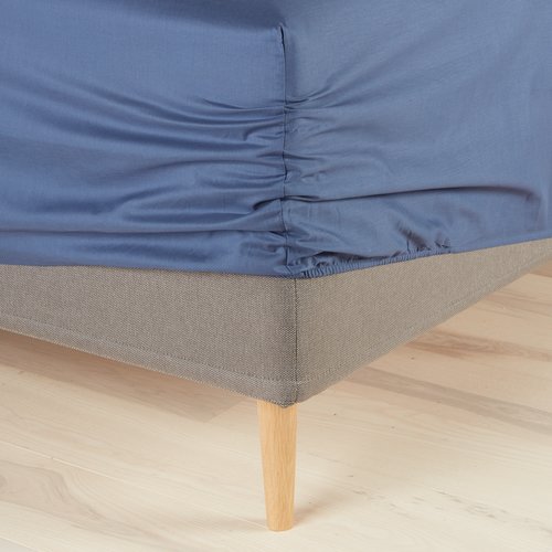 Fitted sheet FRIDA DBL blue