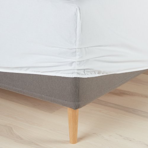 Fitted sheet FRIDA DBL white
