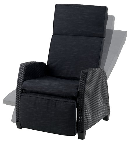 Lounge-Sessel DOVRE schwarz