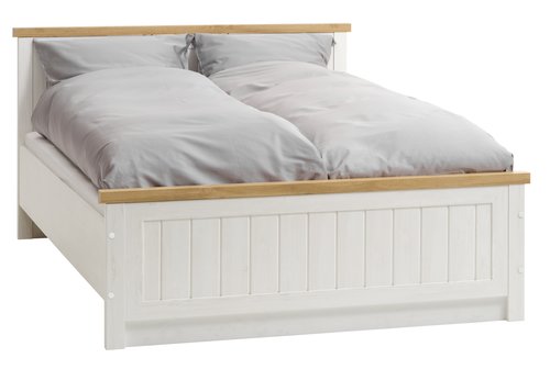 Estructura de cama MARKSKEL 150x190 blanco