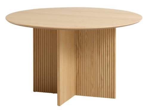 Eettafel Ø130 eiken |