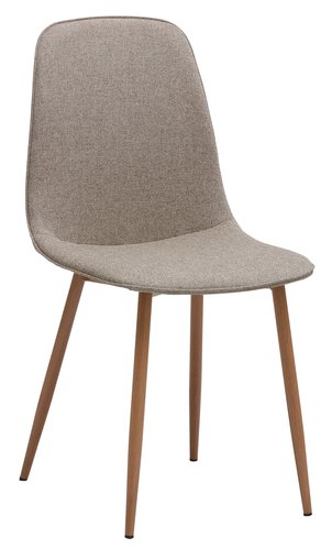 Krzesło BISTRUP piaskowy/dąb