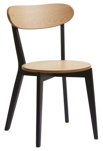 Ruokapöydän tuoli JEGIND tammi/musta