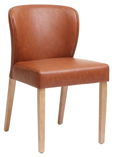 Krzesło KULBY koniak/dąb