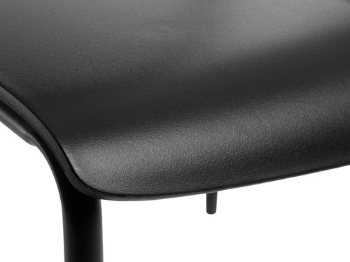 Jídelní židle STABY stohovací černá