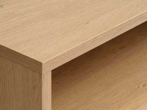 3 drawer chest BILLUND white/oak