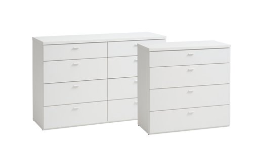 4 drawer chest BRODAL white