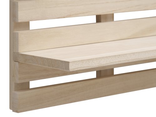 Wall shelf KETTINGE 2 shelves natural