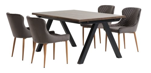 SANDBY C160 carv esc + 4 PEBRINGE cinz