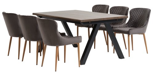 SANDBY C160 carv esc + 4 PEBRINGE cinz