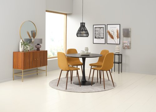 Spiegel MARSTAL Ø70 gold JYSK