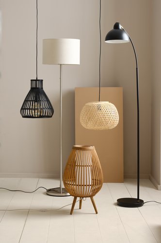 Floor lamp HUGO H154cm black