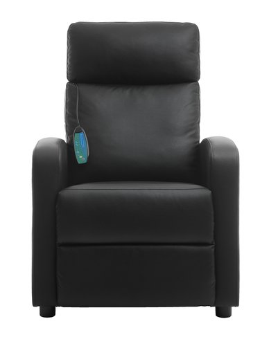 Fotel z masażem HOVEN czarny