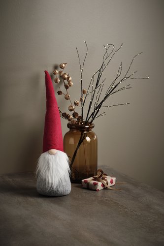 Christmas elf SODALIT H60cm grey