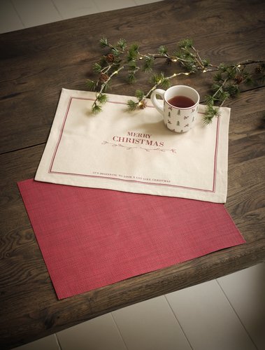 Placemat VALLMO 33x42 rood