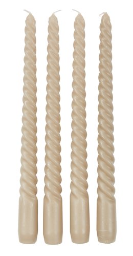 Svijeća BALDUR V26cm khaki 4 kom/p