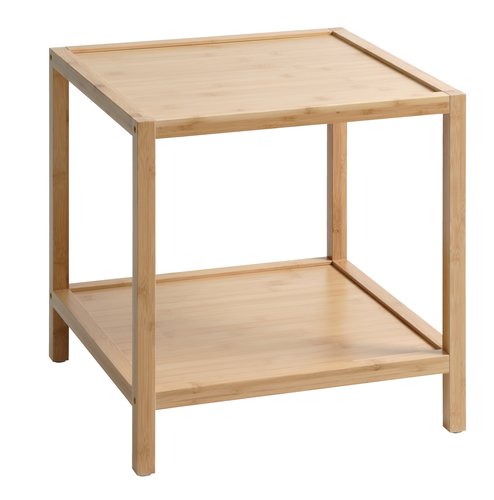 End table OSTED 45x45 1 shelf bamboo