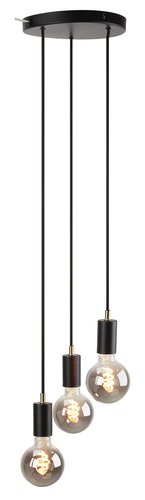 Hanglamp MAGNAR 3-in-1 Ø22xH220cm zwart