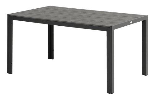 Stôl PINDSTRUP Š90xD150 sivá