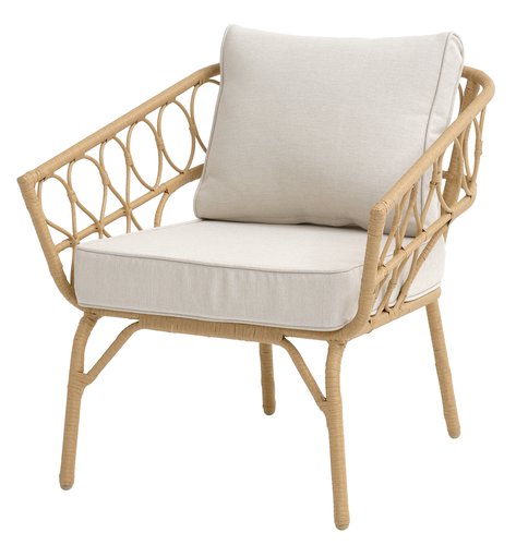 Lounge chair JENNUM natural