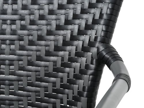 Chaise empilable SAKSBORG gris