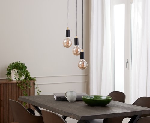 Pendant MAGNAR 3-in-1 D22xH220cm black