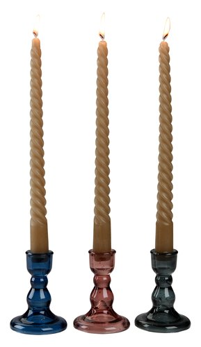 Svijeća BALDUR V26cm khaki 4 kom/p