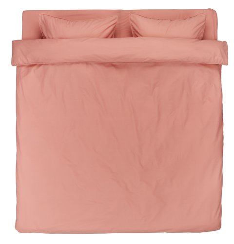 Lenjerie pat+cearșaf DAISY 200x220 roz