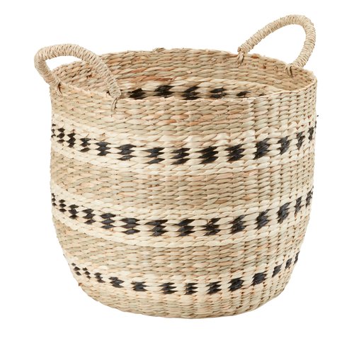 Basket VIGIL D32xH27cm seagrass