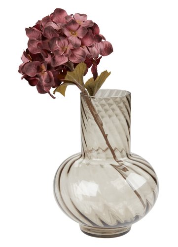 Vase VILLY Ø17xH23cm grå