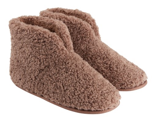 Slippers SIKFORS teddy boots size 3-10 asst.