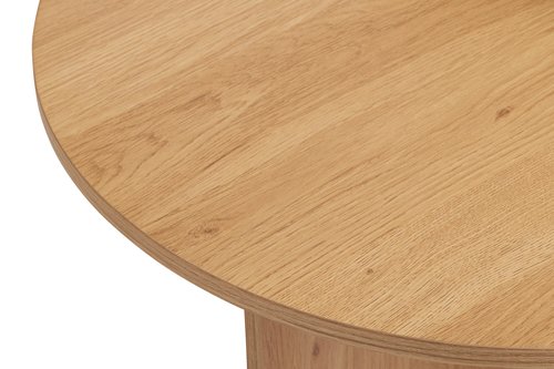 Coffee table LISBJERG 60x107 w/shelf natural oak colour