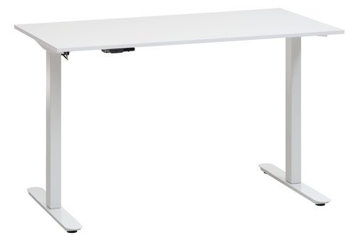 Höhenverstellbarer Schreibtisch SVANEKE 60x120 weiß