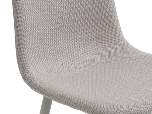 Jídelní židle EJSTRUP béžový potah/ocel