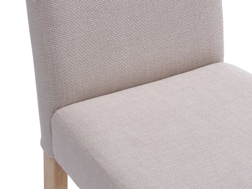 Krzesło TUREBY beżowy tkanina