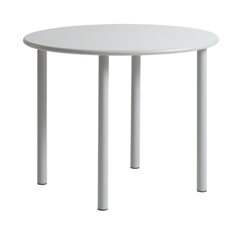 Table HANSTED Ø100 gris chaud
