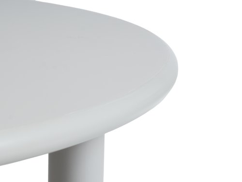 Blagovaonski stol HANSTED Ø100 toplo siva