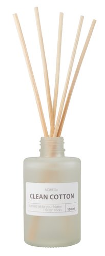 Reed diffuser MOHEDA clean cotton 100ml JYSK