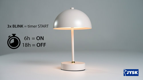 Лампа-нічник KENT д.16см в.25см сірий з сенсорним керуванням