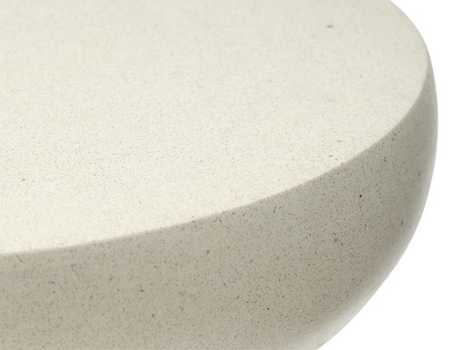 End table LYDUM D34 grey/beige fibre cement