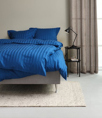 Lenjerie pat+cearșaf NELL 200x220 albastră