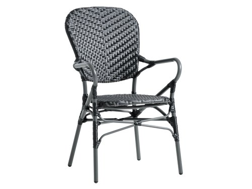 Stacking chair SAKSBORG grey