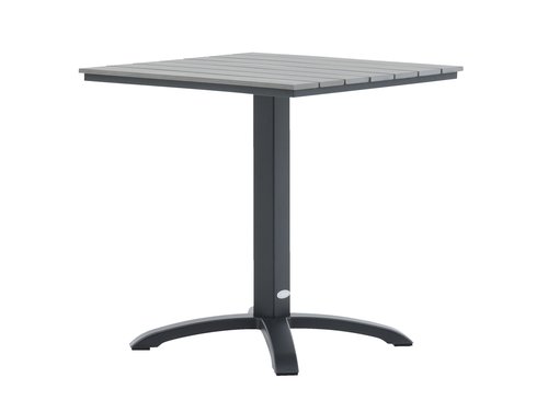 Bistro table HOBRO W70xL70 grey