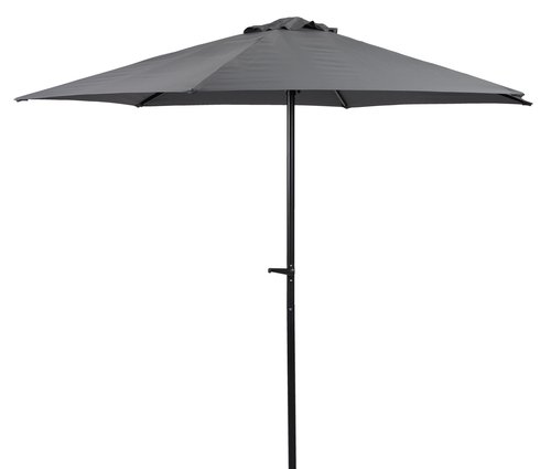 Market parasol NAPPEDAM D250 dark grey