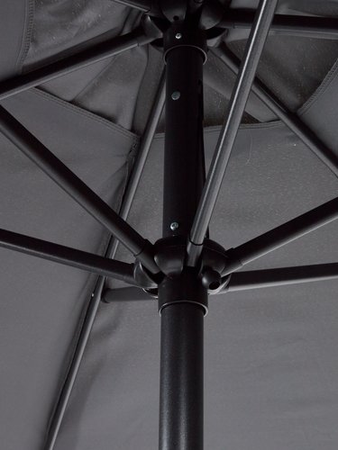 Market parasol NAPPEDAM D250 dark grey