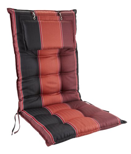 Coxim de jardim cadeira reclinável AKKA vermelho